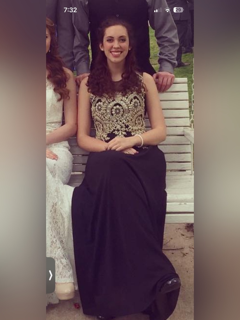 Black formal gown